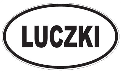 LUCZKI - Oval Magnet