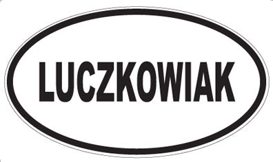 LUCZKOWIAK - Oval Magnet