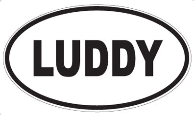 LUDDY - Oval Magnet
