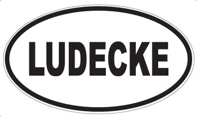 LUDECKE - Oval Magnet