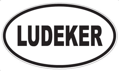 LUDEKER - Oval Magnet