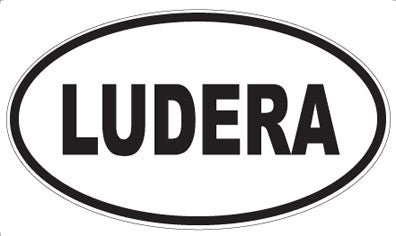 LUDERA - Oval Magnet