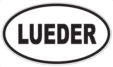 LUEDER - Oval Magnet