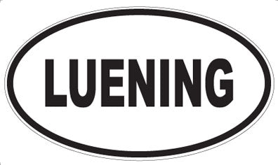 LUENING - Oval Magnet