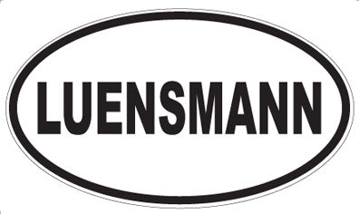 LUENSMANN - Oval Magnet