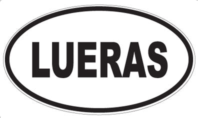 LUERAS - Oval Magnet