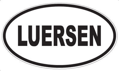 LUERSEN - Oval Magnet