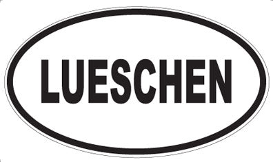 LUESCHEN - Oval Magnet