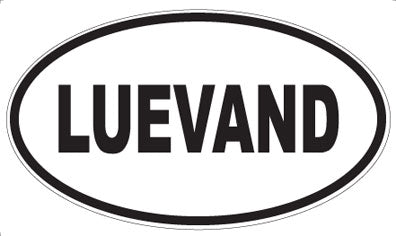 LUEVAND - Oval Magnet