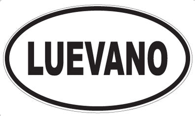 LUEVANO - Oval Magnet
