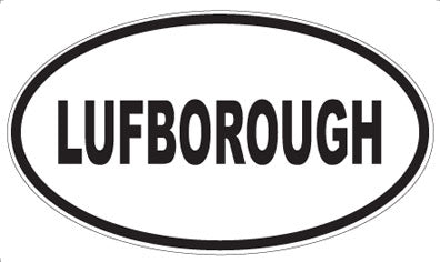 LUFBOROUGH - Oval Sticker