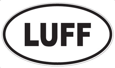 LUFF - Oval Sticker