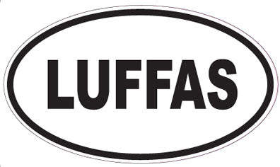 LUFFAS - Oval Sticker