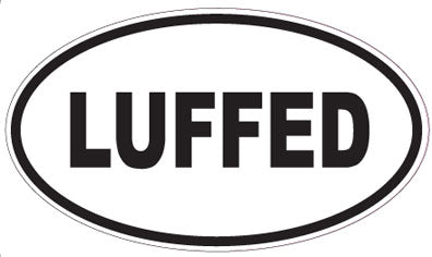 LUFFED - Oval Sticker