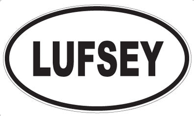 LUFSEY - Oval Magnet