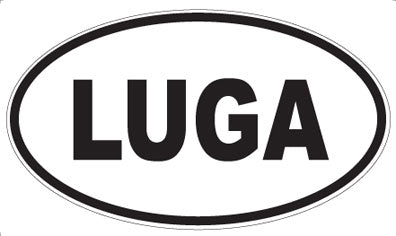 LUGA - Oval Magnet