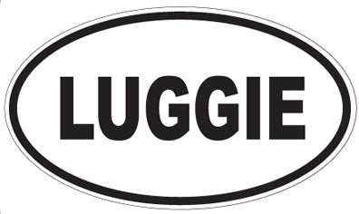 LUGGIE - Oval Sticker