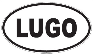 LUGO - Oval Sticker