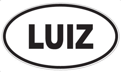 LUIZ - Oval Magnet