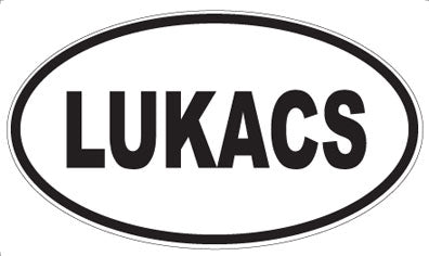 LUKACS - Oval Magnet