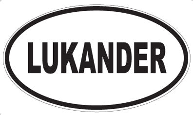 LUKANDER - Oval Magnet