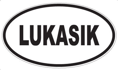 LUKASIK - Oval Magnet