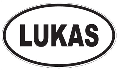 LUKAS - Oval Magnet