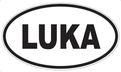 LUKA - Oval Magnet