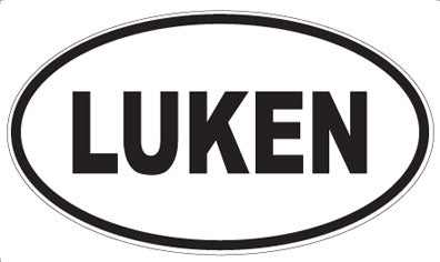 LUKEN - Oval Magnet