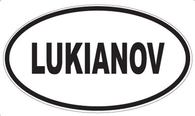LUKIANOV - Oval Magnet
