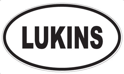 LUKINS - Oval Magnet