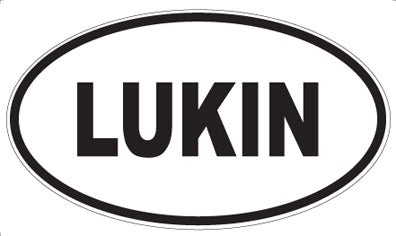 LUKIN - Oval Magnet