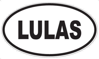 LULAS - Oval Magnet
