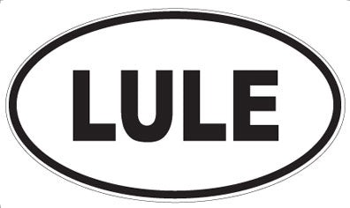 LULE - Oval Sticker