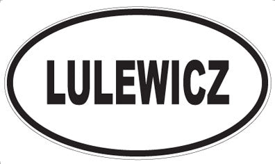 LULEWICZ - Oval Magnet