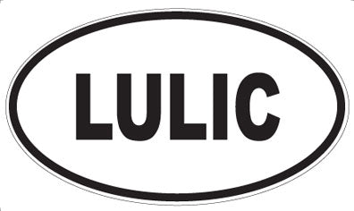 LULIC - Oval Magnet