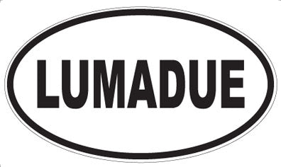 LUMADUE - Oval Sticker