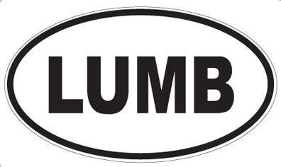 LUMB - Oval Sticker