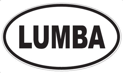 LUMBA - Oval Sticker