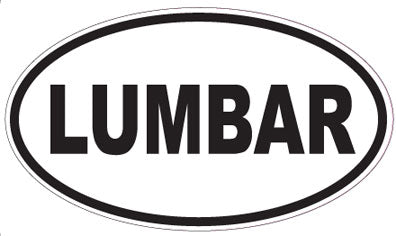 LUMBAR - Oval Sticker