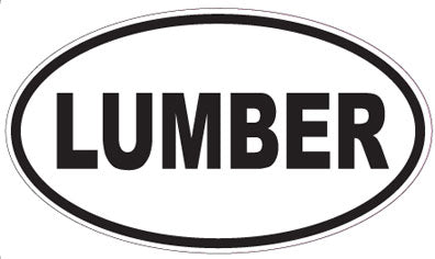 LUMBER - Oval Sticker