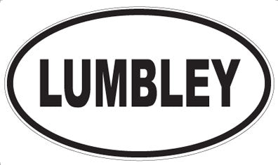 LUMBLEY - Oval Sticker