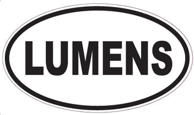 LUMENS - Oval Sticker