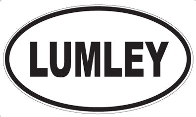 LUMLEY - Oval Magnet