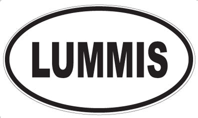 LUMMIS - Oval Magnet