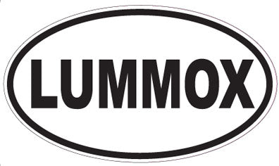 LUMMOX - Oval Sticker