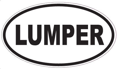 LUMPER - Oval Sticker