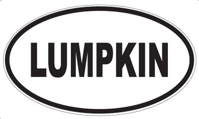 LUMPKIN - Oval Magnet