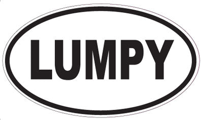 LUMPY - Oval Magnet