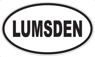 LUMSDEN - Oval Magnet